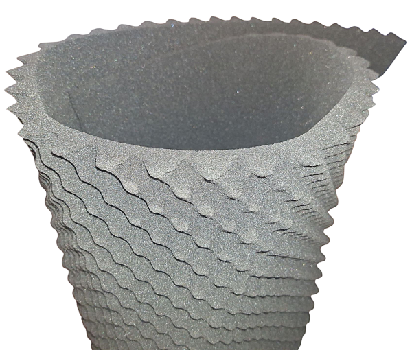 Dachhimmel mit Noppen (grau-schwarz)